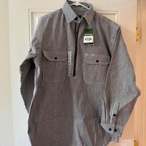 Men's Classic Striped Button-Down Shirt